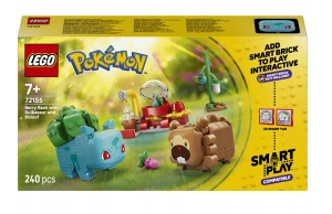 LEGO Pokemon 72155 SMART Play: Bulbasaur i Bidoof z krzewem jagody