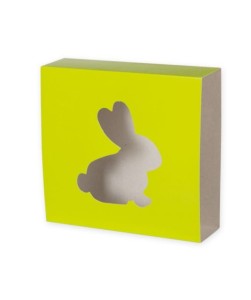 OBWOLUTA 200x200x50mm ZAJĄCZEK jasna zieleń