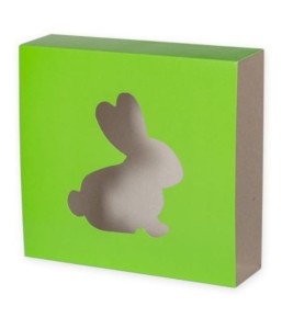 OBWOLUTA 200x200x50mm ZAJĄCZEK ciemna zieleń 