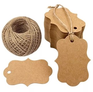 EKO kartonowe zawieszki - etykiety 20szt