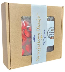 Zestaw Prezentowy NA WYJĄTKOWE OKAZJE Box prezentowy z Herbatką i Czekoladą