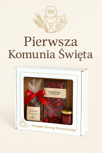 Zestaw Prezentowy KOMUNIA Box prezentowy na Komunie