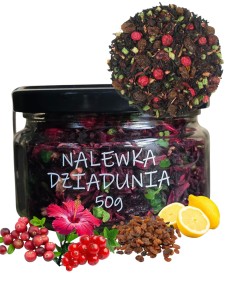 Herbatka "Nalewka DZIADUNIA" - herbata sypana 50g w słoiku