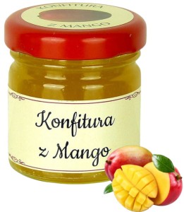 KONFITURA MANGO 40g konfitura do HERBATY na prezent