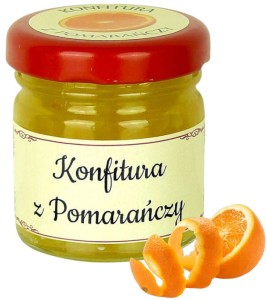 KONFITURA POMARAŃCZOWA konfitura do HERBATY 40g konfitura na prezent