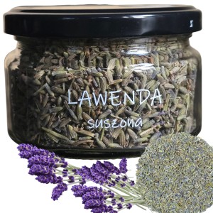 Suszona Lawenda Spożywcza w Eleganckim Słoiku – 40 g