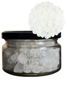 Cukier Kandyzowany Lodowy w Słoiku 200g – Kryształowa Elegancja