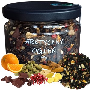 Herbata "ARKTYCZNY OGIEŃ" - herbata sypana 60g w słoiku