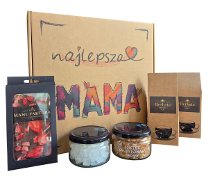 Ekskluzywny Zestaw "Najlepsza MAMA" (herbaty + czekolada + cukry)
